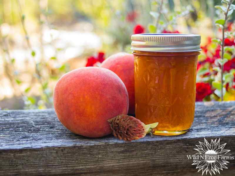 peach peel and pit jelly