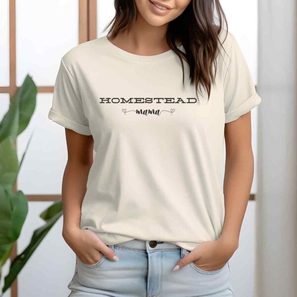 Homestead Mama T-shirt - Farm Mama Gift, Mama Shirt, Mother's Day Gift, Rustic Farmhouse Tee, Vintage Style Shirt